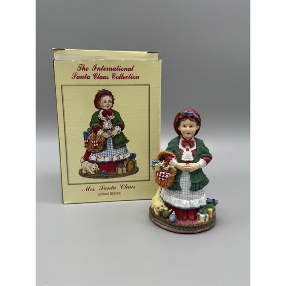1999 International Mrs Santa Claus Collection United States USA America Figure - Picture 1 of 8